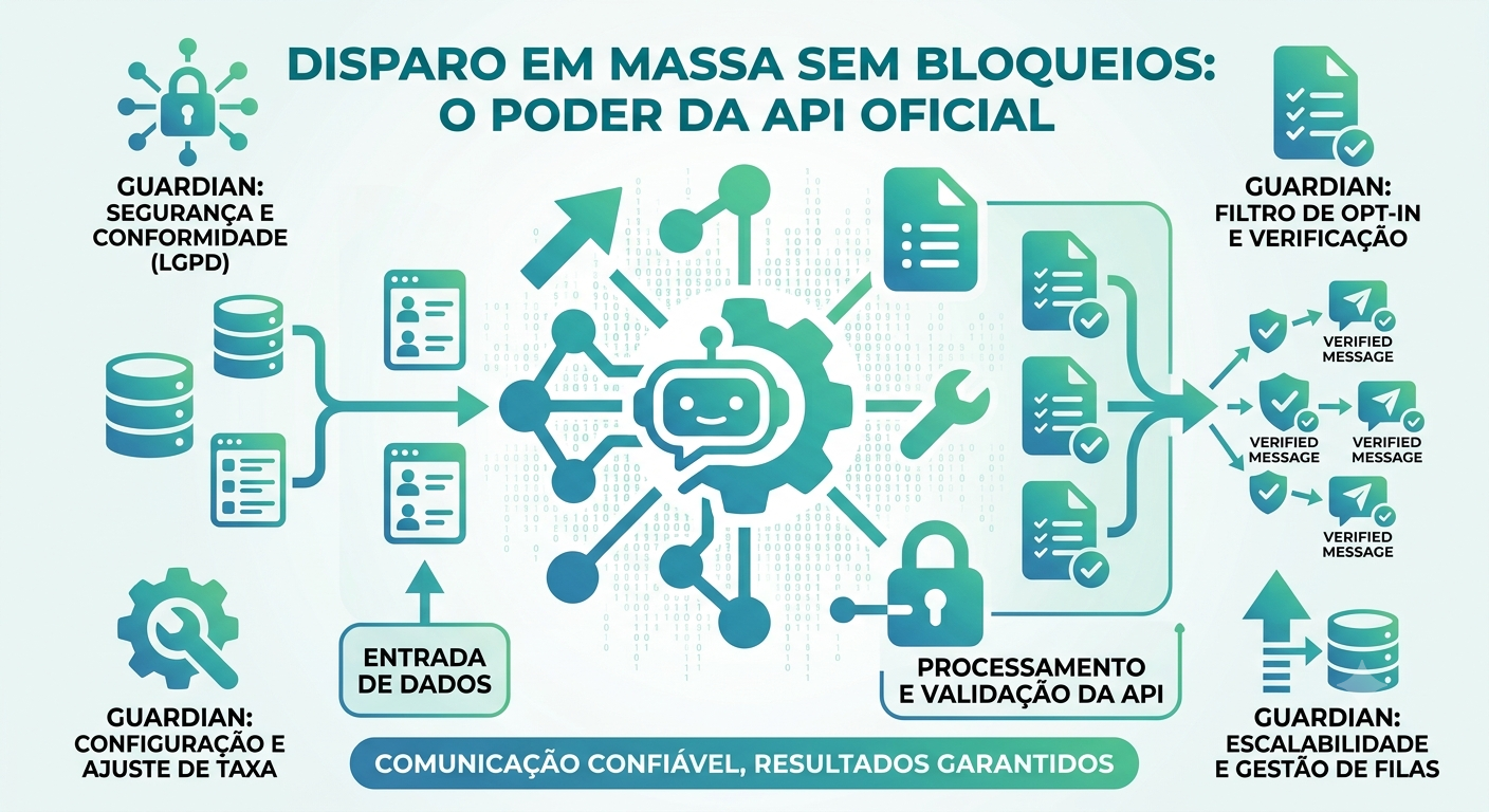 Disparo em Massa API Oficial 1 Disparo em Massa Sem Bloqueios