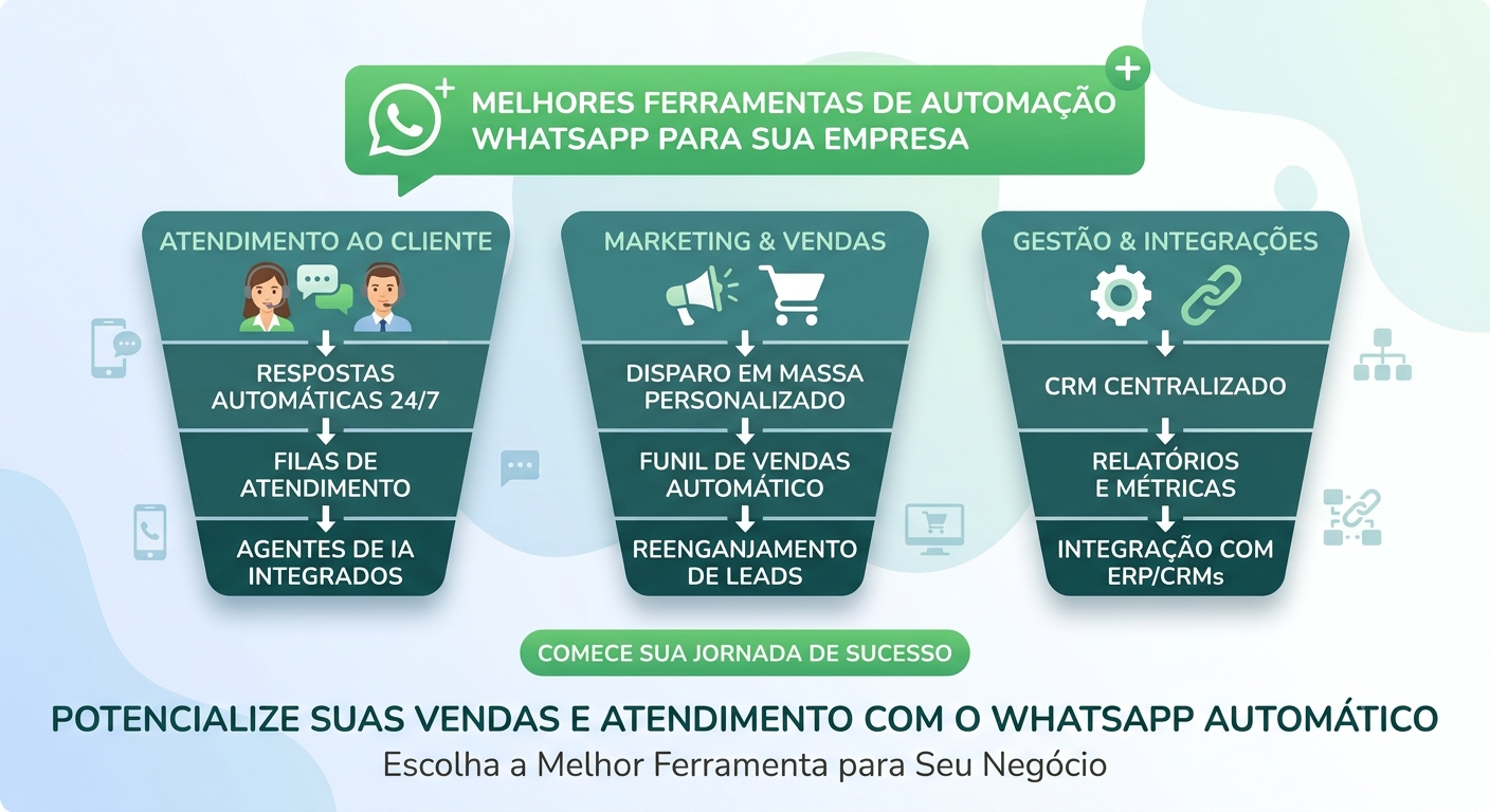 Melhor Ferramentas de Automação Whatsapp Para Sua Empresa 1 CHATZAPBOT.