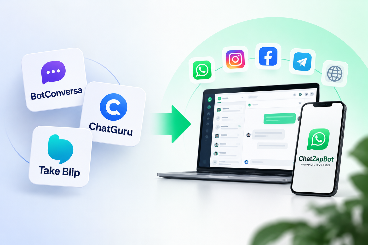 Alternativa ao BotConversa, ChatGuru e Take Blip: Conheça a ChatZapBot 1 Alternativa ao BotConversa, ChatGuru e Take Blip: Conheça a ChatZapBot