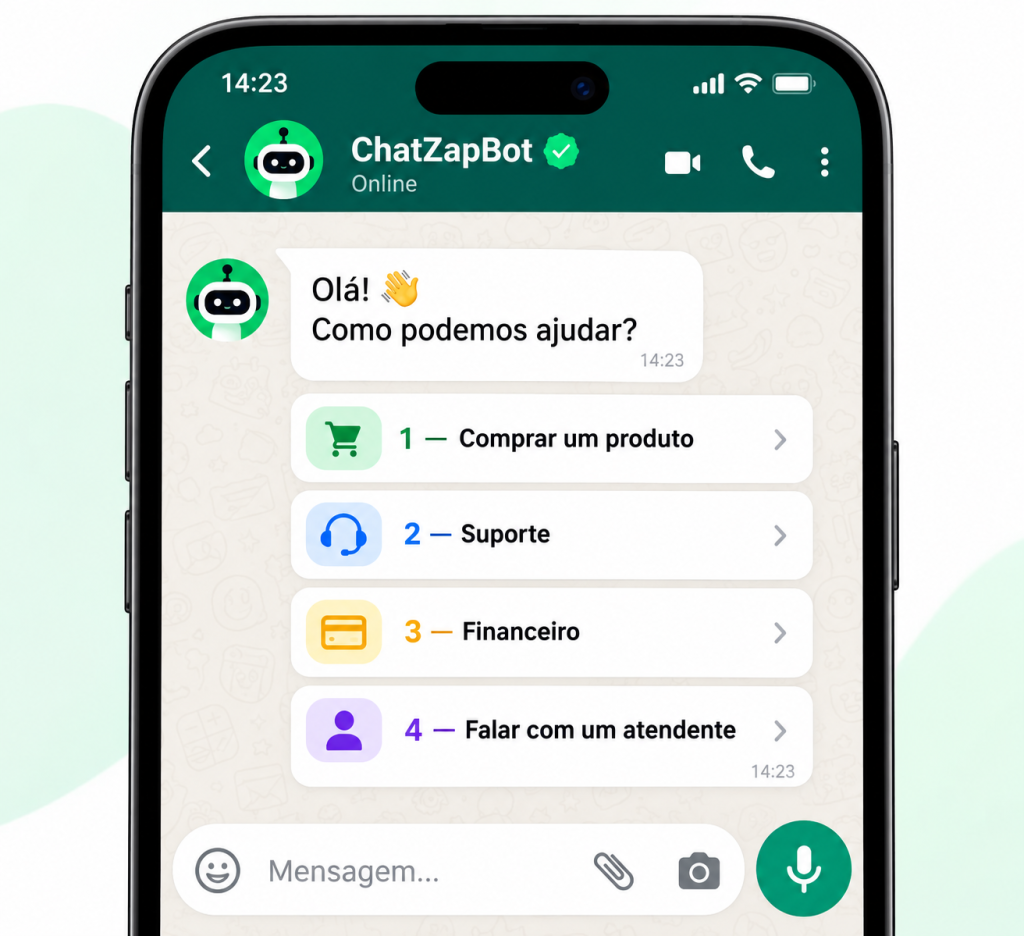 Como funciona um chatbot para WhatsApp